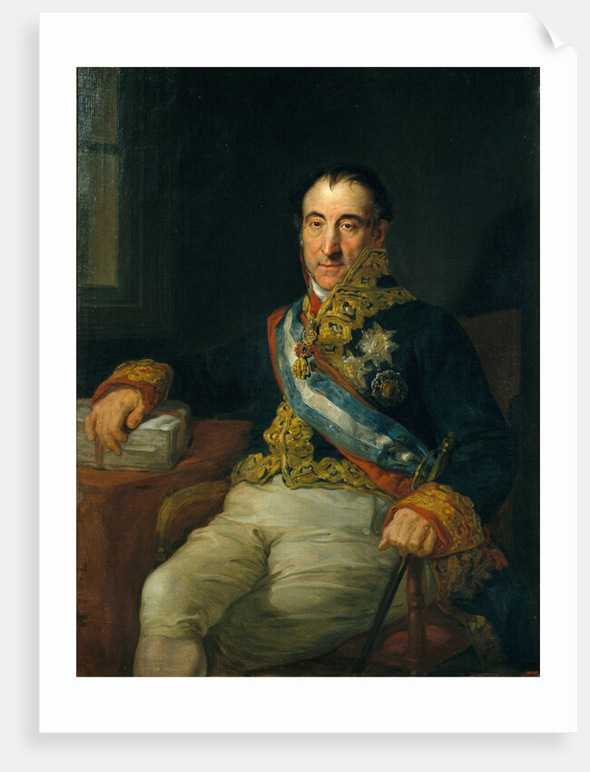 Don Pedro Gómez Labrador, Marquis of Labrador, Spains representative at the Congress of by Vicente López Portaña