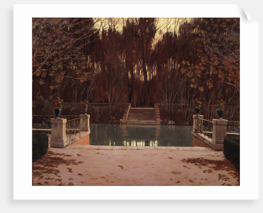 The Landing Stage by Santiago Rusiñol
