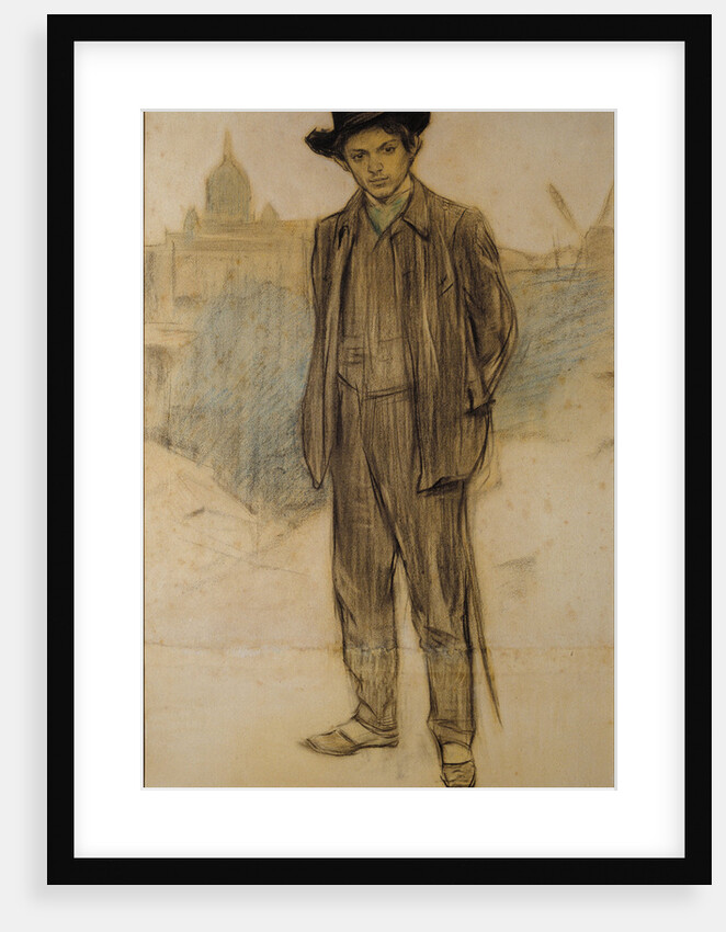 Portrait of Pablo Picasso by Ramon Casas