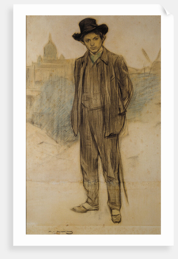 Portrait of Pablo Picasso by Ramon Casas