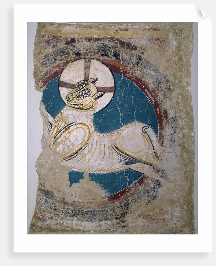 Apocalyptic Lamb (from Sant Climent de Taüll) by Master of Tahull