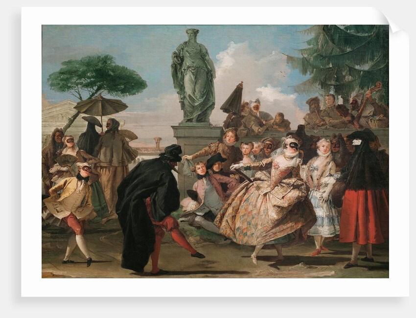 The Minuet by Giandomenico Tiepolo