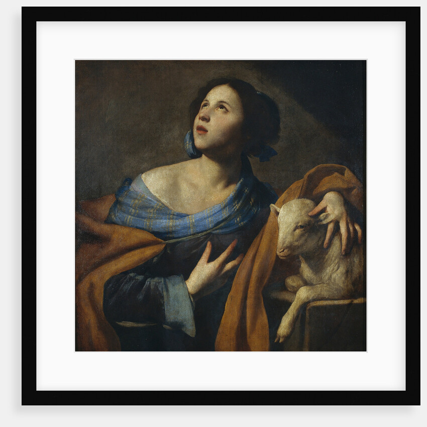 Saint Agnes by Massimo Stanzione