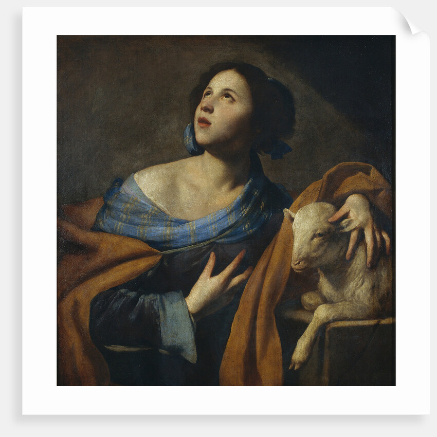 Saint Agnes by Massimo Stanzione