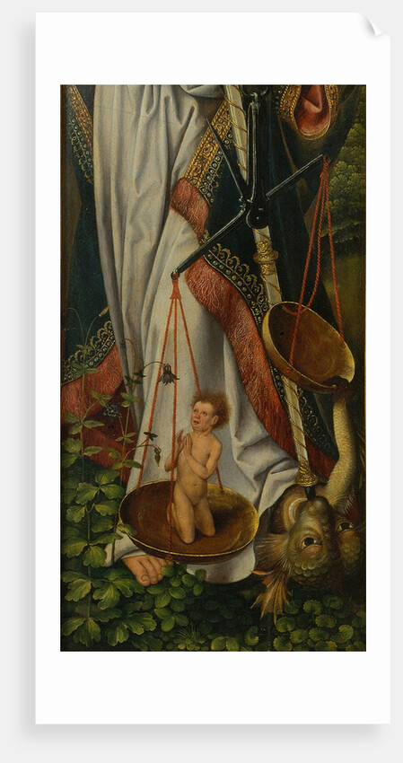 Triptych of the Baptism of Christ (Detail) by Master of Frankfurt