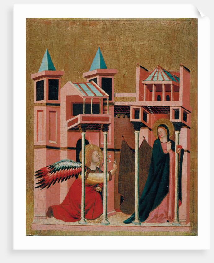 The Annunciation by Master of the Cini Madonna