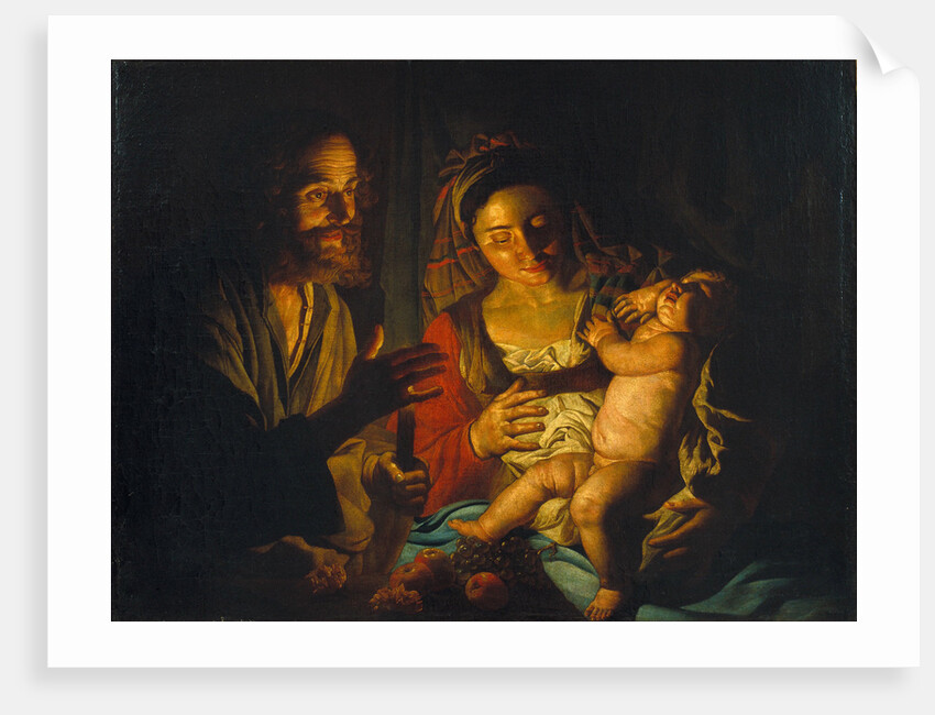 The Holy Family by Matthias Stomer