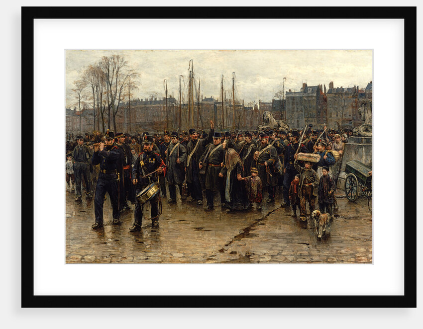 Transport of colonial soldiers by Isaac Israëls