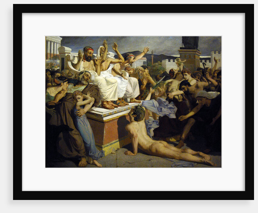Pheidippides giving word of victory after the Battle of Marathon by Luc-Olivier Merson