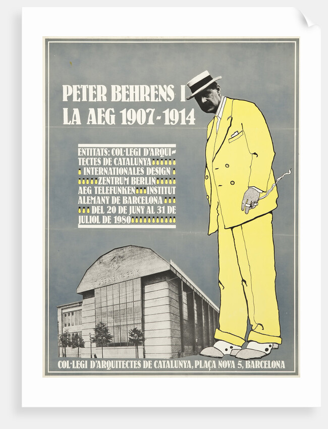 Peter Behrens and AEG 1907-1914 (Poster) by Anonymous