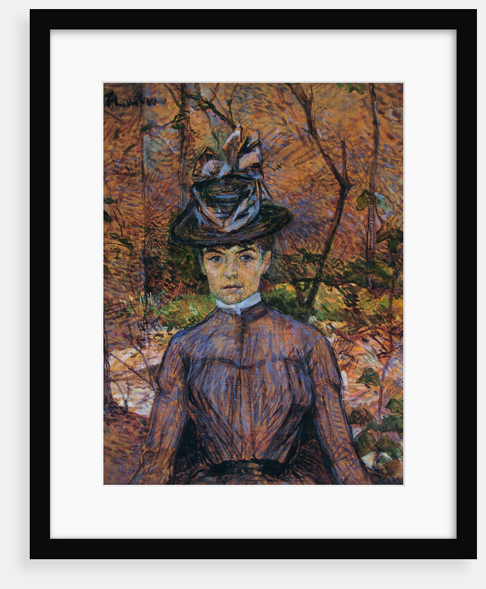 Portrait of Suzanne Valadon by Henri de Toulouse-Lautrec