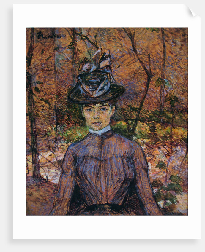 Portrait of Suzanne Valadon by Henri de Toulouse-Lautrec