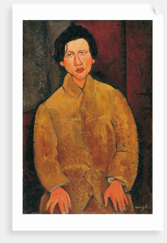 Portrait of Chaïm Soutine by Amedeo Modigliani