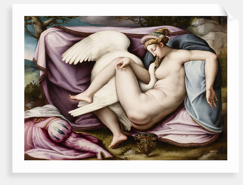 Leda and the Swan by Michelangelo Buonarroti