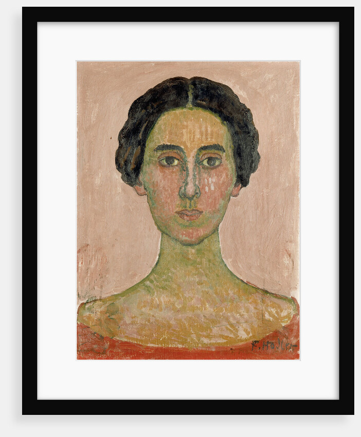 Portrait of Valentine Godé-Darel (Head of French woman) by Ferdinand Hodler