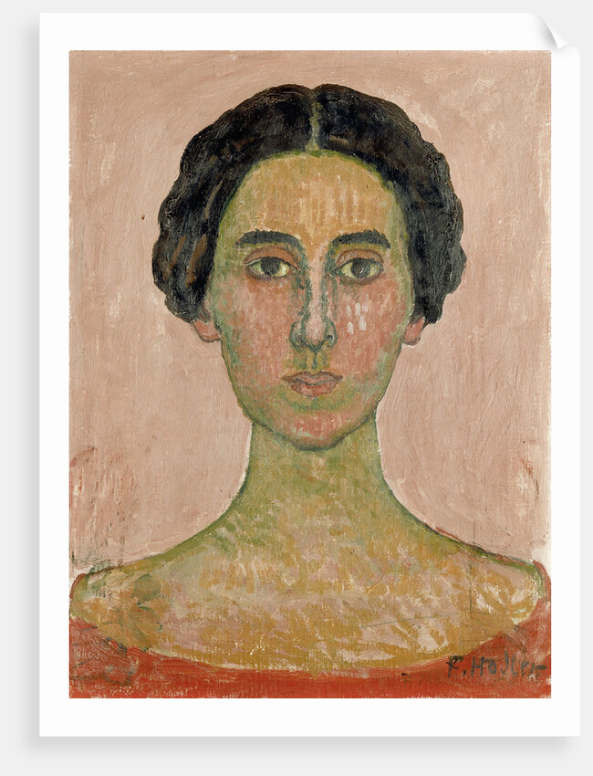Portrait of Valentine Godé-Darel (Head of French woman) by Ferdinand Hodler