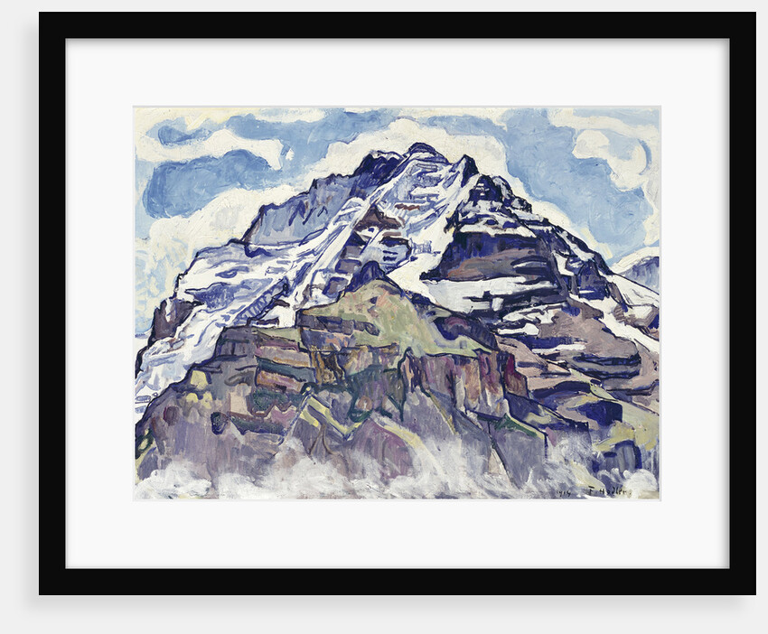 The Jungfrau, as Seen from Muerren by Ferdinand Hodler
