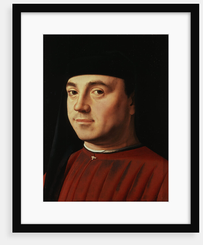 Portrait of a man by Antonello da Messina