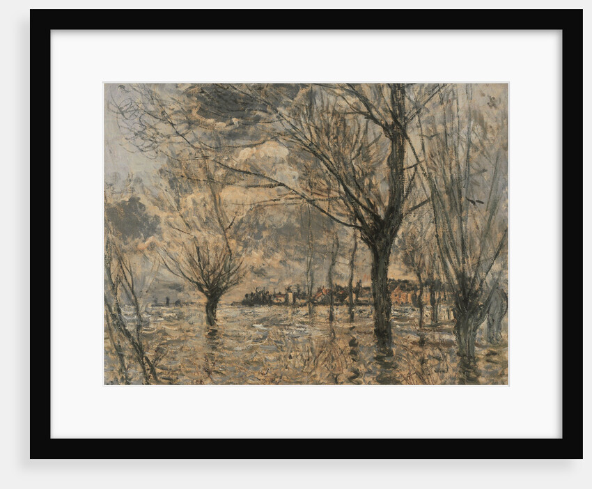 Flood of the Seine at Vétheuil by Claude Monet