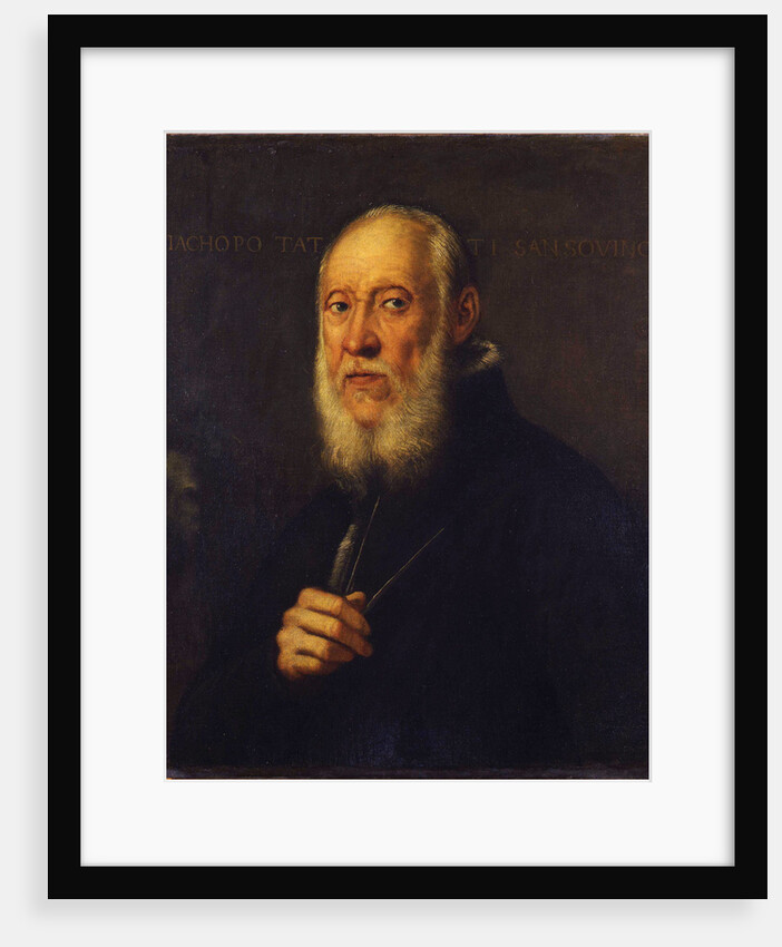 Portrait of the sculptor Jacopo Sansovino by Jacopo Tintoretto