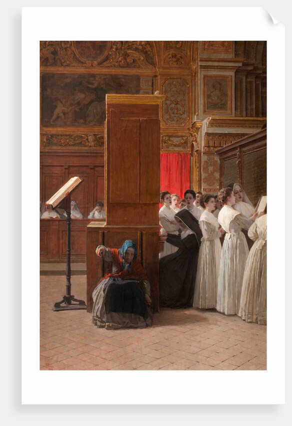 Church Choir by Gioacchino Toma