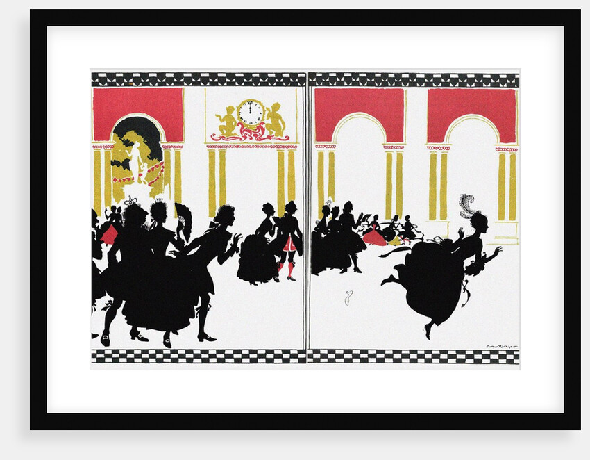 Illustration for Fairy Tale Cinderella by Arthur Rackham