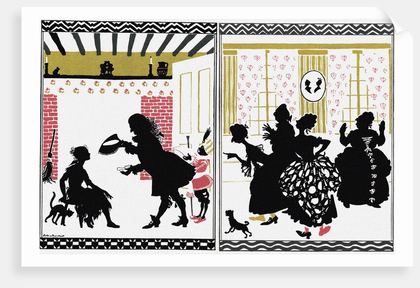 Illustration for Fairy Tale Cinderella by Arthur Rackham