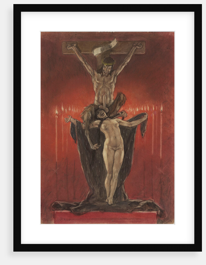 The Satanists (Calvary) by Félicien Rops