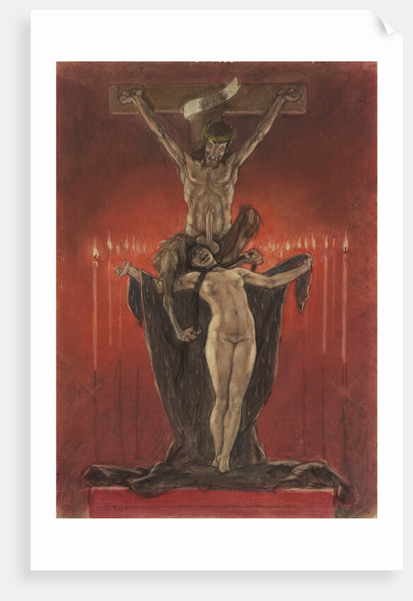 The Satanists (Calvary) by Félicien Rops
