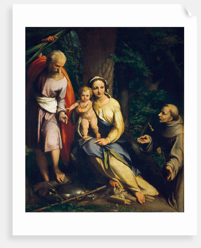 The Rest on the Flight into Egypt by Correggio