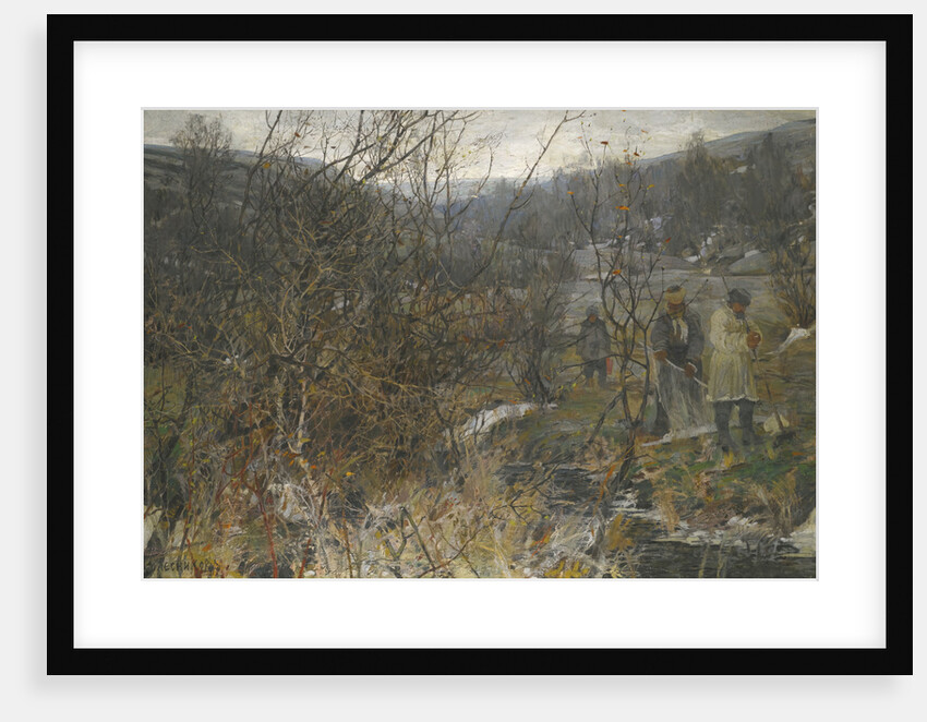 Winter Hunt by Ivan Fyodorovich Kolesnikov