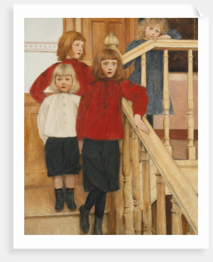 The Children of Monsieur Nève by Fernand Khnopff