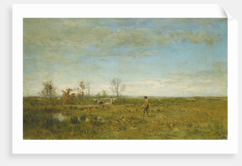 Hunters in Pont Long by Ivan Pavlovich Pokhitonov