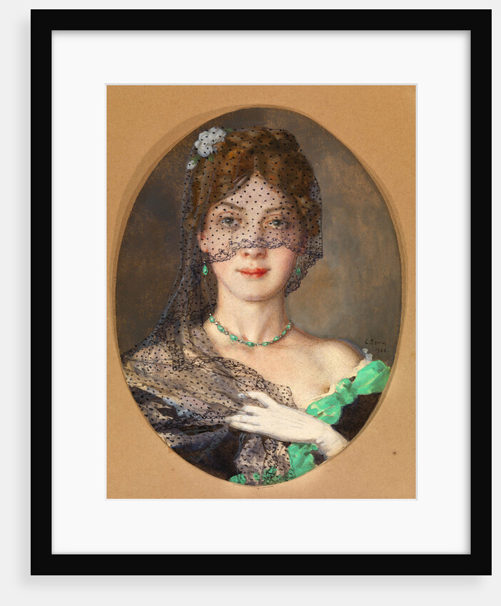 The Lady with the Veil (Manon Lescaut) by Konstantin Andreyevich Somov