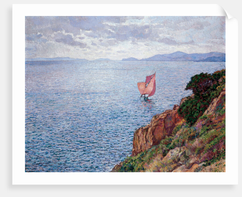 The Red Sail by Théo van Rysselberghe
