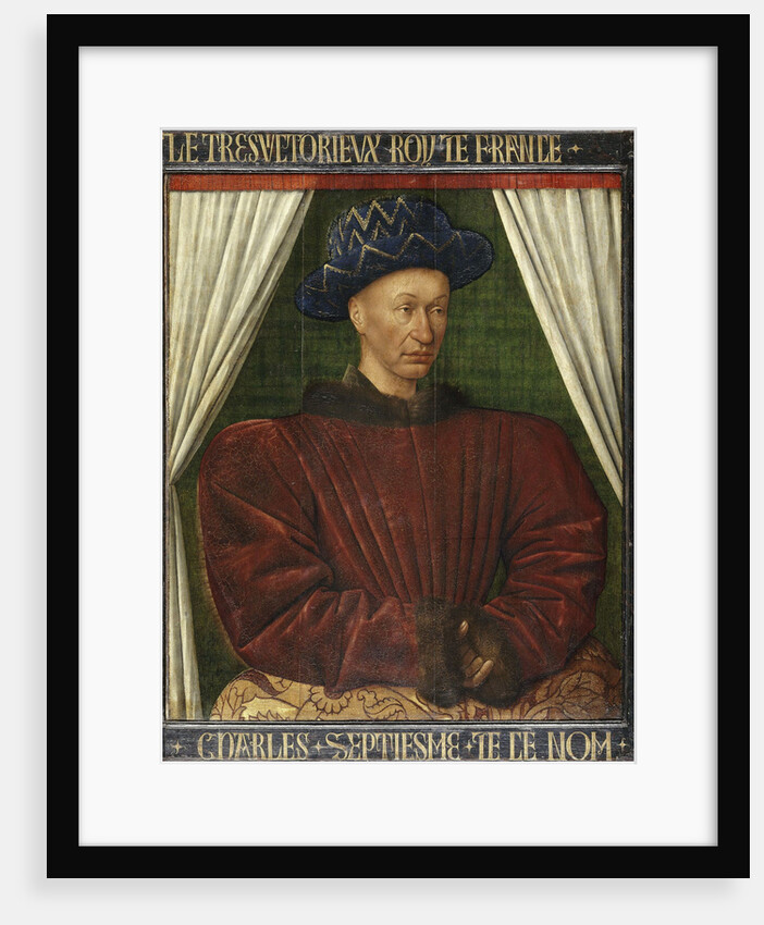 Portrait of the King Charles VII of France by Jean Fouquet
