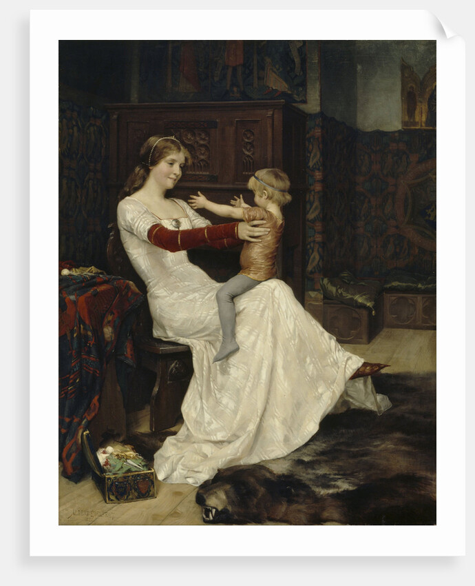 Queen Blanche of Namur by Albert Gustaf Aristides Edelfelt