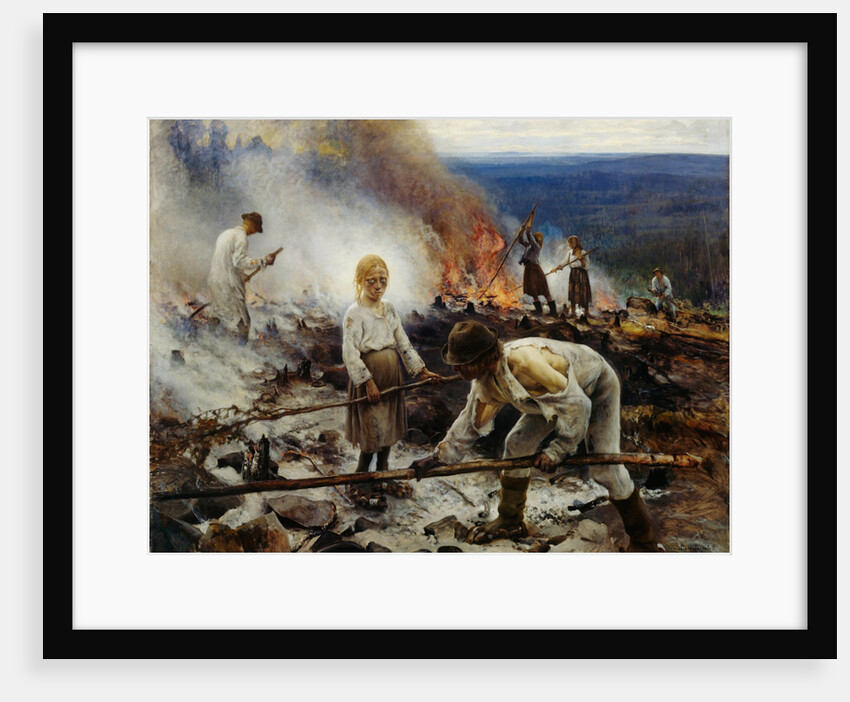 Under the Yoke (Burning the Brushwood) by Eero Järnefelt