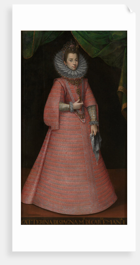 Portrait of the Infanta Catherine Michelle of Spain by Anonymous