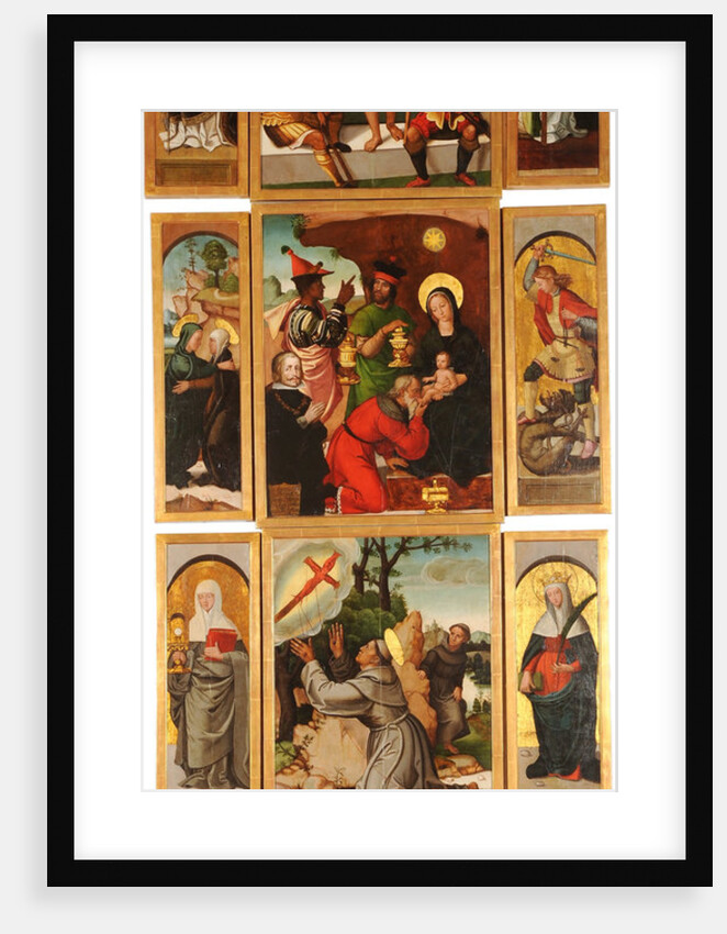 Altarpiece of Saints Anne and Michael the Archangel (Right panel) by Francisco de Comontes