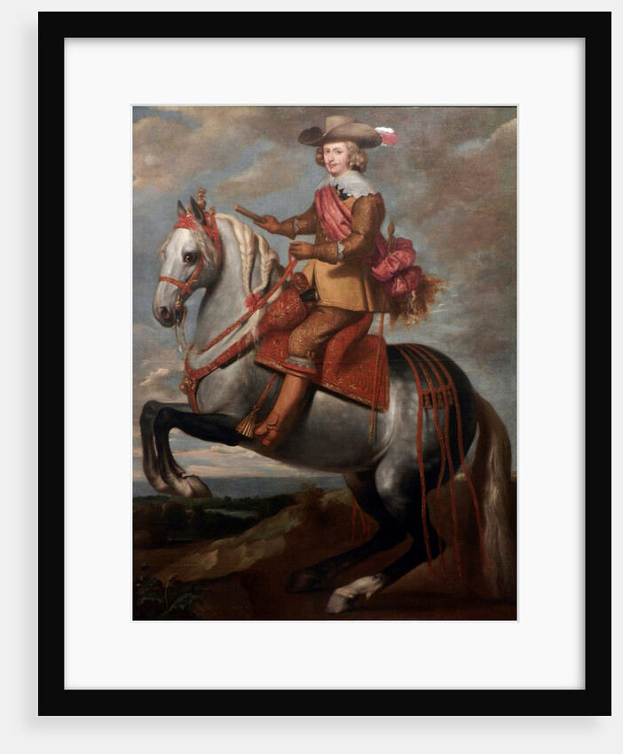 Equestrian portrait of Cardinal-Infante Ferdinand of Austria by Caspar de Crayer