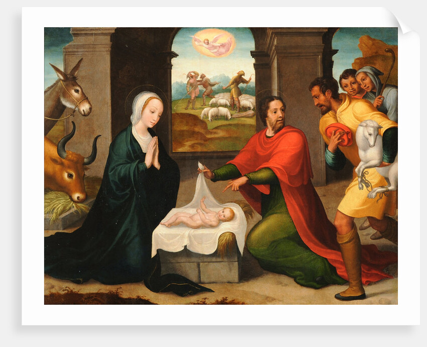 The Adoration of the Shepherds by Juan Correa de Vivar