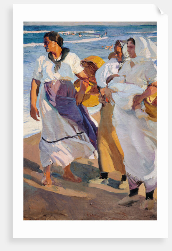 Fisherwomen from Valencia by Joaquín Sorolla y Bastida