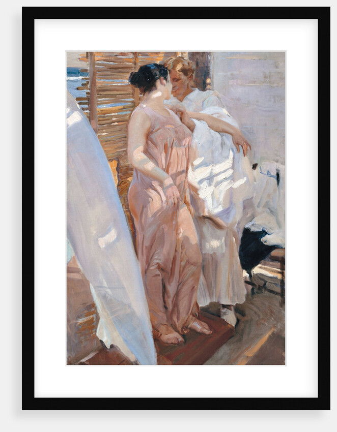 The Pink Robe. After the Bath by Joaquín Sorolla y Bastida