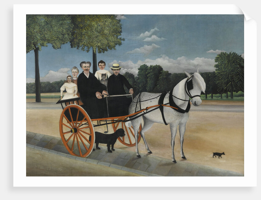 Old Juniers Cart by Henri Julien Félix Rousseau