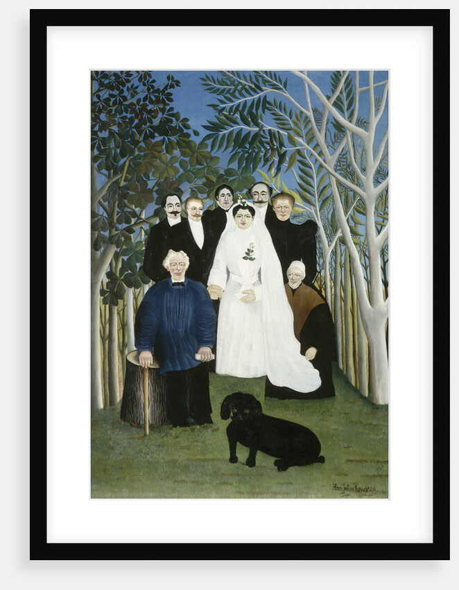 The Wedding Party by Henri Julien Félix Rousseau