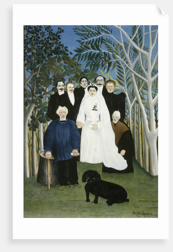The Wedding Party by Henri Julien Félix Rousseau