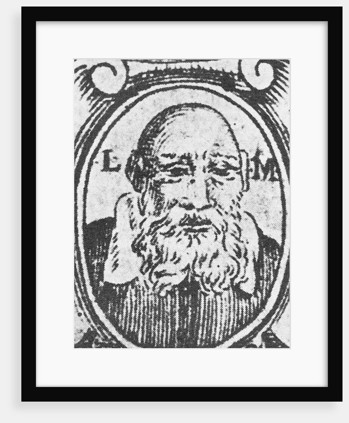 Self-Portrait from Chaje Jehuda (Life of Yehudah) by Leon of Modena
