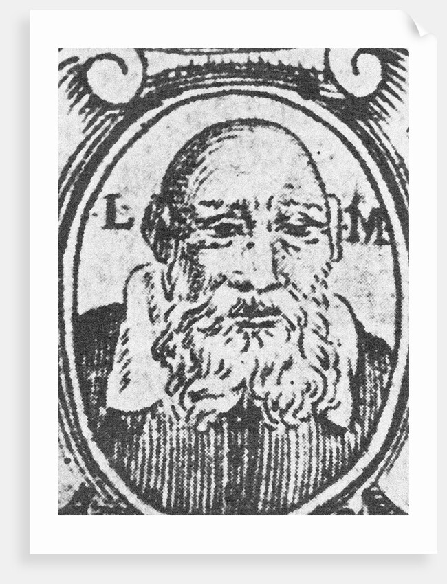 Self-Portrait from Chaje Jehuda (Life of Yehudah) by Leon of Modena