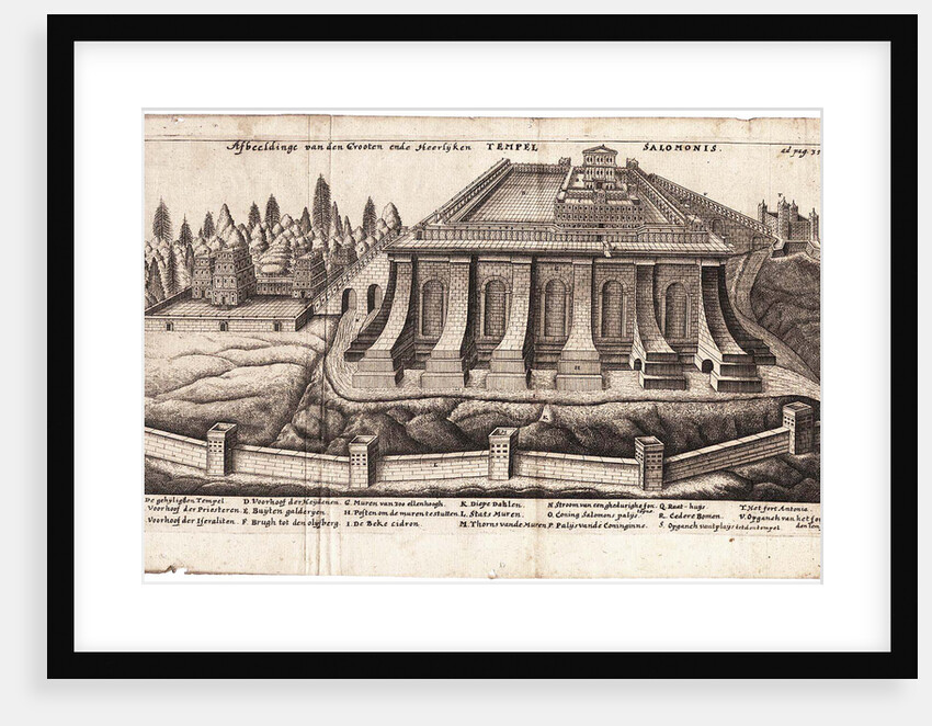 De templo Hierosolymitano (Solomons Temple) by Jacob Judah Aryeh Leon